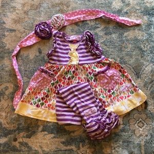 Ruffle Girl Hot Air Balloon Set 18m